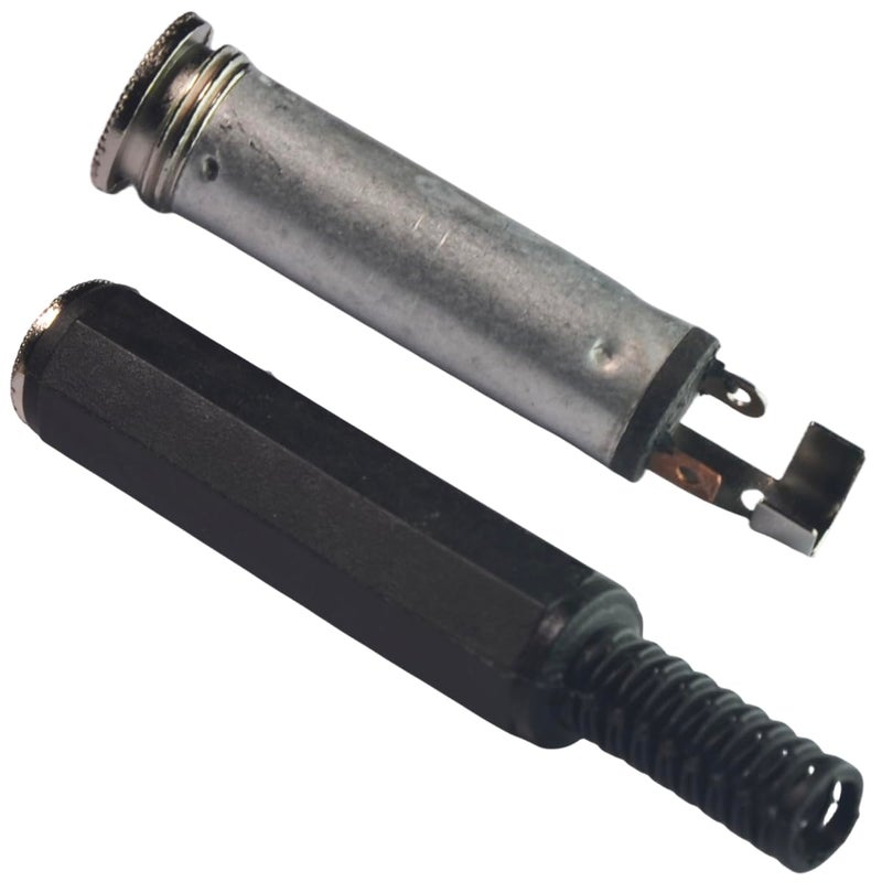 CESS 6.35mm 1/4 Inch Stereo TRS Female Connector Jack - 6.35mm Stereo Jack (4 Pack) - Image 2